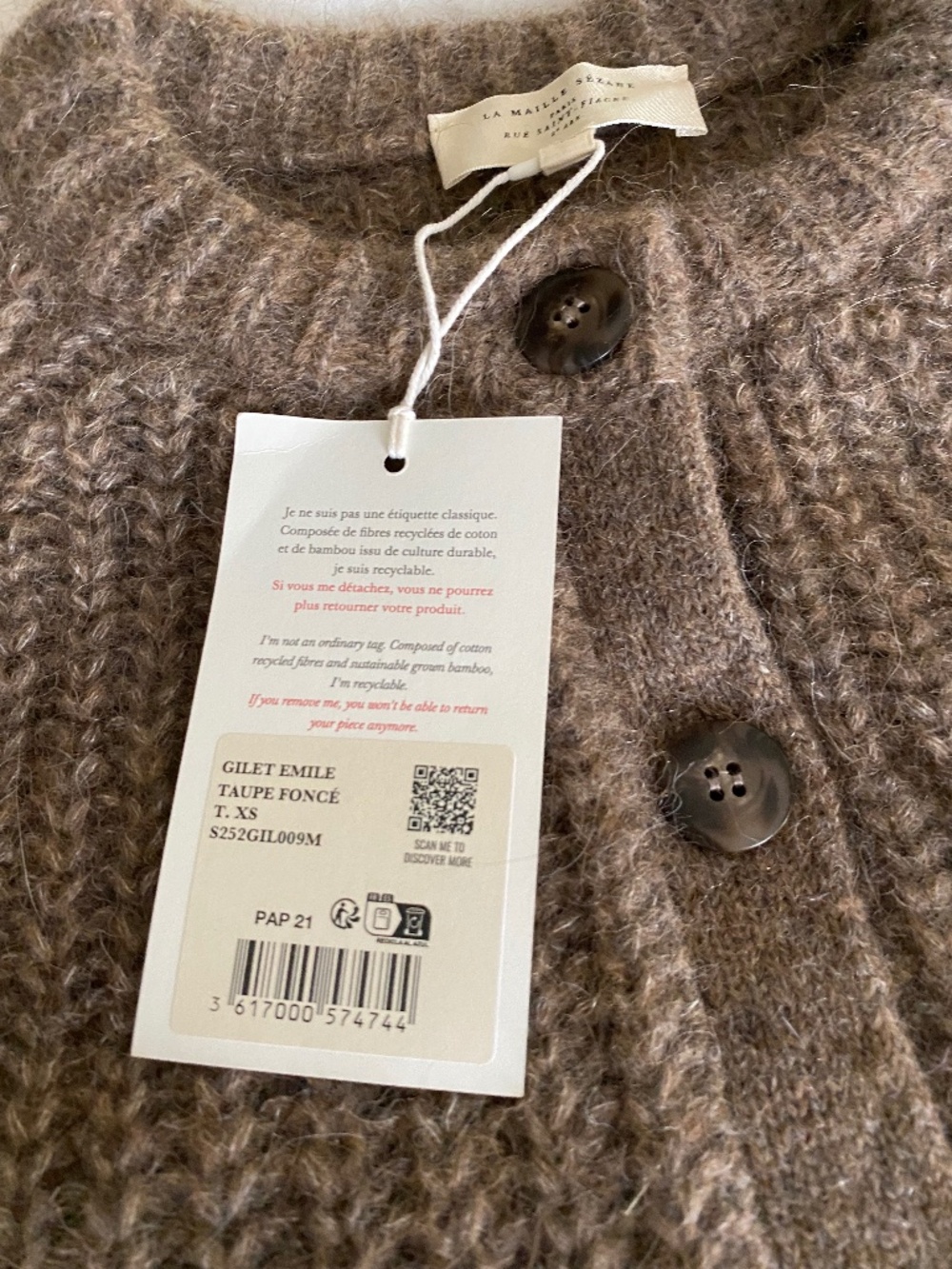 Emile 'Dark Taupe' NWT - Picture 9 of 13